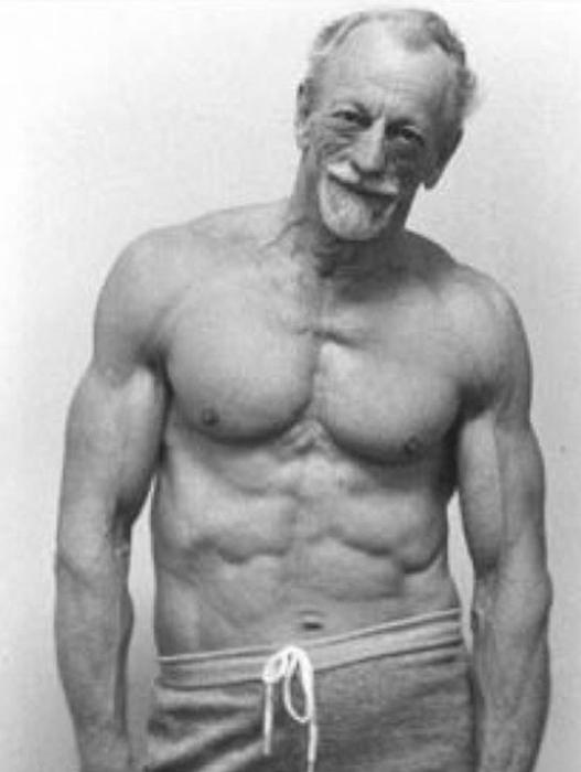 This photo in a gym inspired me for many years. Anybody know who he is?