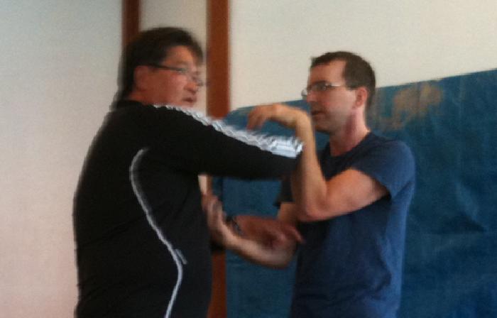 Gary Lam and Steven Moody do Chi Sao