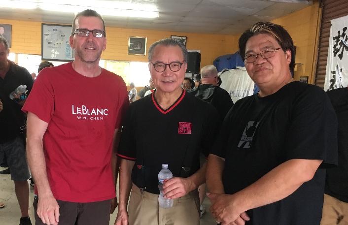 Steven Moody with Wan Kam Leung and Gary Lam
